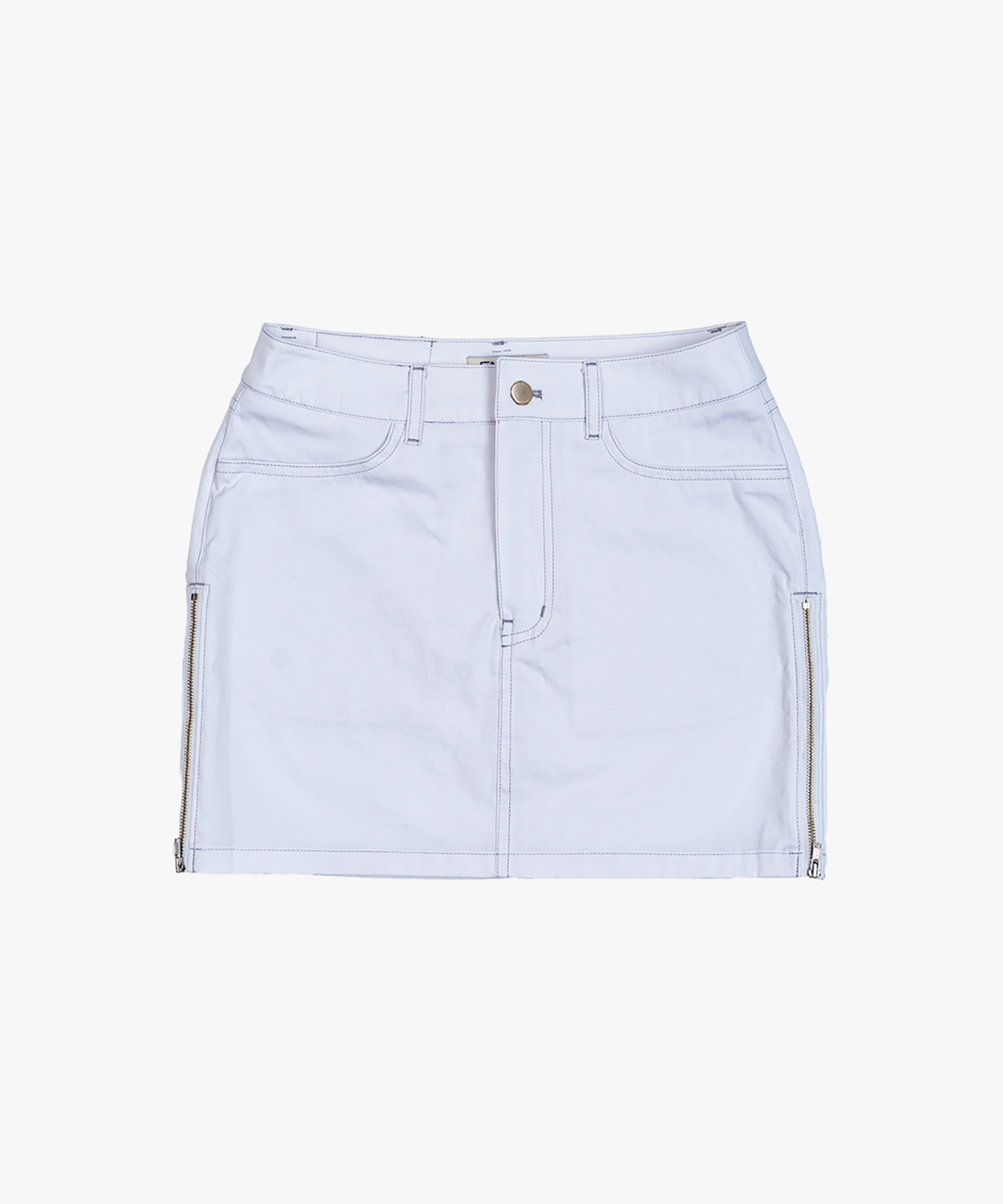 파버(FABEUR) SIDE ZIP SKIRT (WHITE)