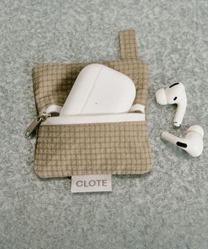 키링 파우치 - 카키