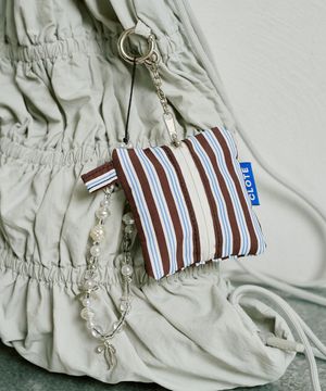 키링 파우치 - 스트라이프 브릭