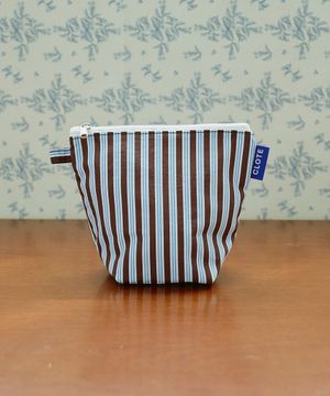 스탠딩 파우치 - 스트라이프 브릭