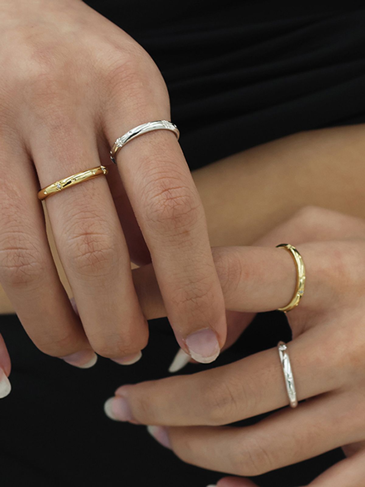 몽드린느(MONDELIGNE) Stellar ring