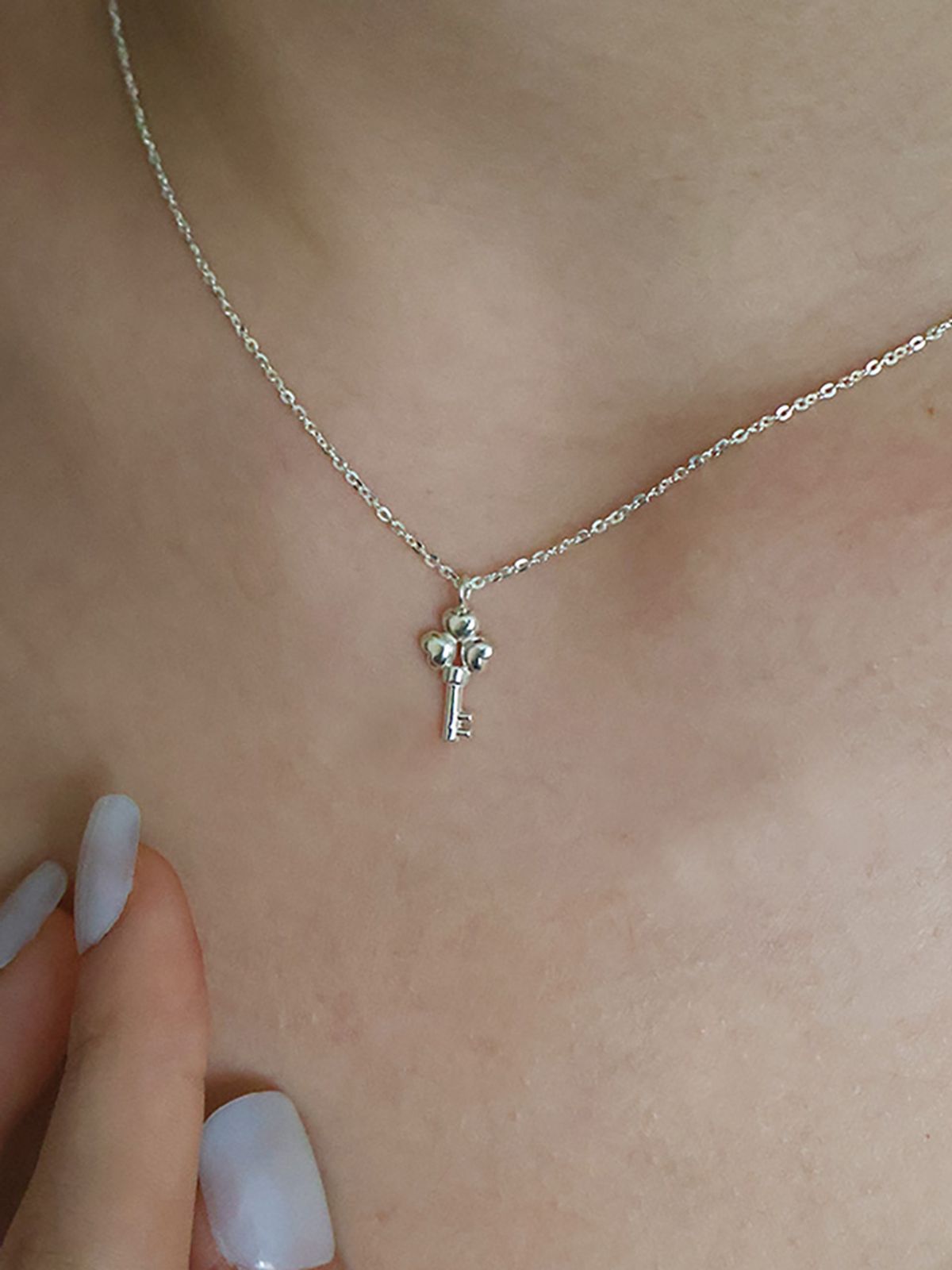 몽드린느(MONDELIGNE) Key to heart necklace