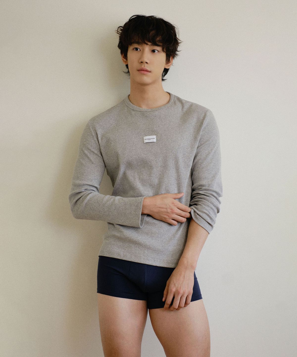 레코딩하우스(RECORDINGHOUSE) REC LONG SLEEVE [GREY]