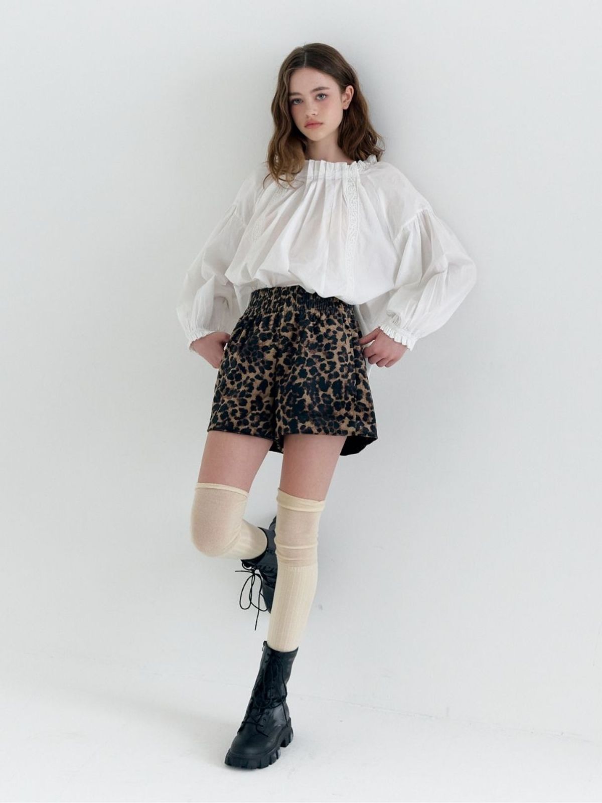패브릭서울(FABRICSEOUL) leopard short pants