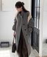 (우먼) 하이넥 울 롱코트_그레이