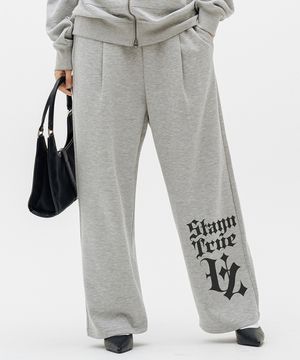 스테이트루 우먼 와이드 스웨트 팬츠 2 Color [ULZT_2007]