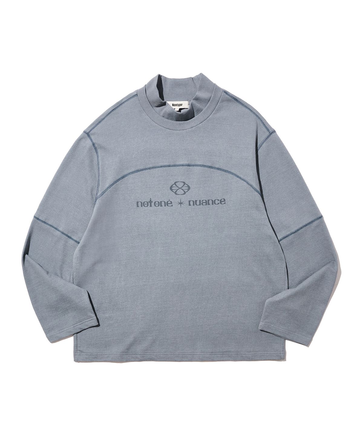 논타입(NONTYPE) TURTLE STITCH LONG T-SHIRTS (NAVY)
