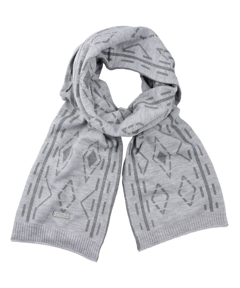XTA096 에스닉 투톤 리버시블 머플러 (LIGHT GRAY/GRAY)