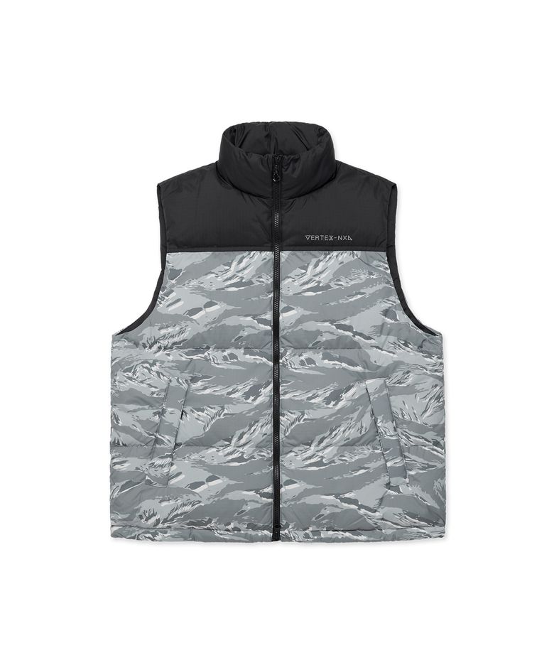 VTX DOWN VEST TIGER GREY CAMO