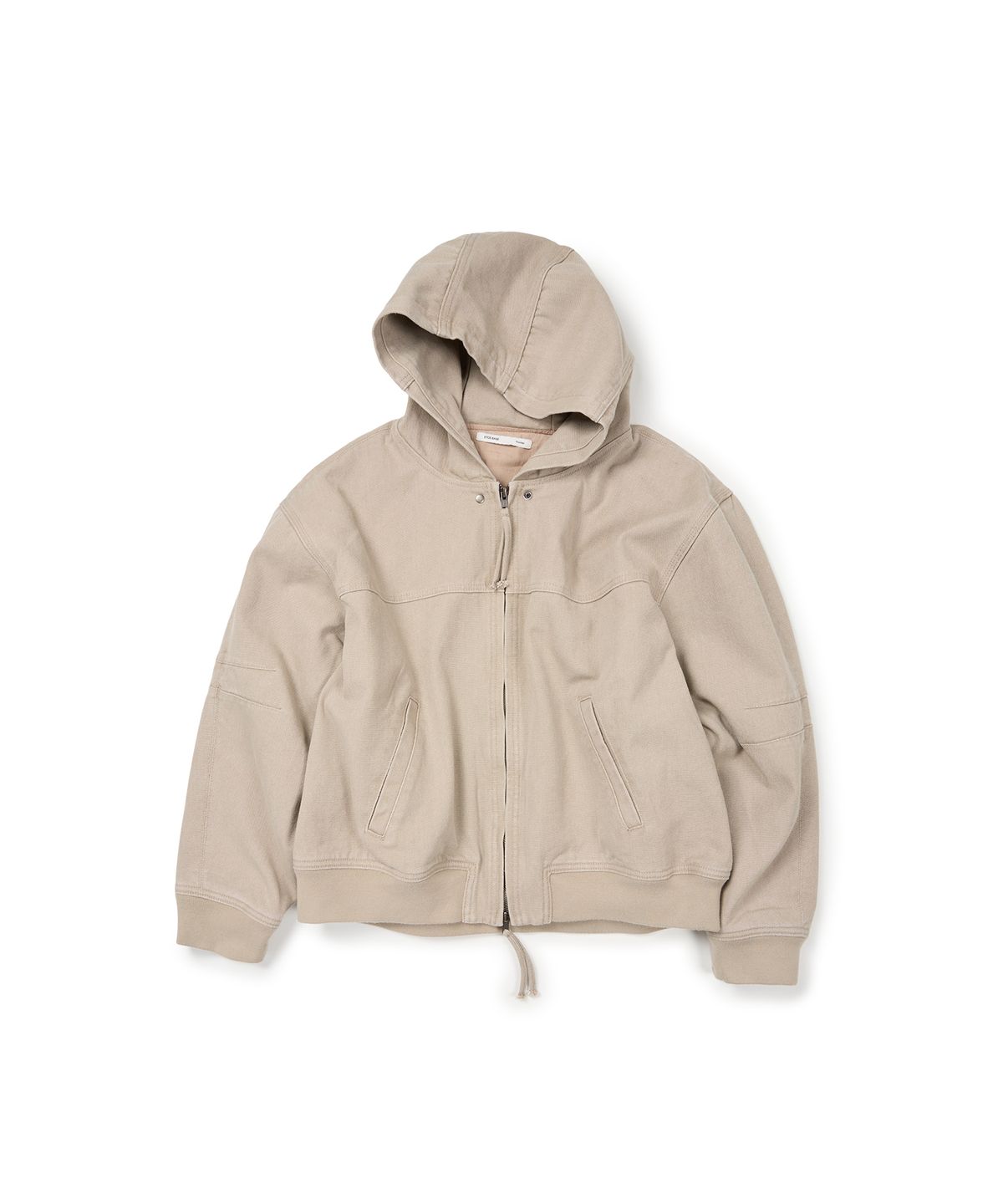 이티씨이(ETCE) (BASE) VINTAGE HOOD WORK JACKET (BEIGE)