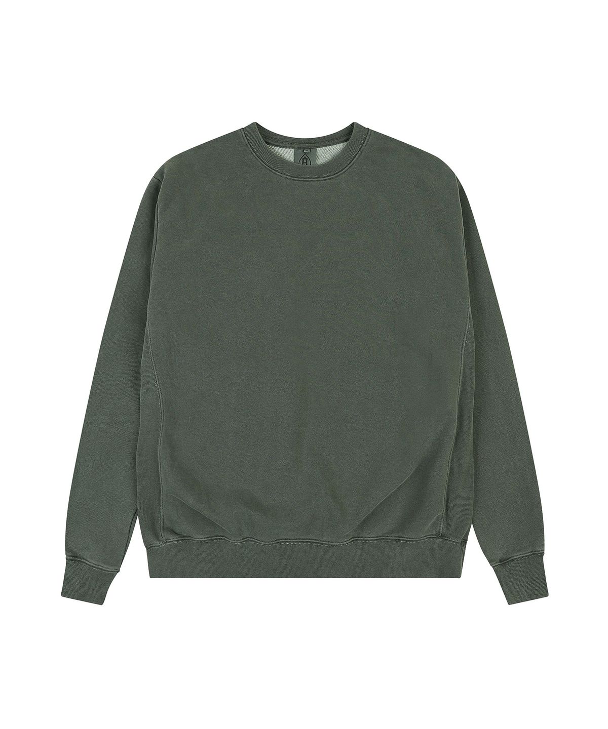 에이던엠(ADERNM) SIDE CUT-LINE PIGMENT SWEATSHIRT (KHAKI)