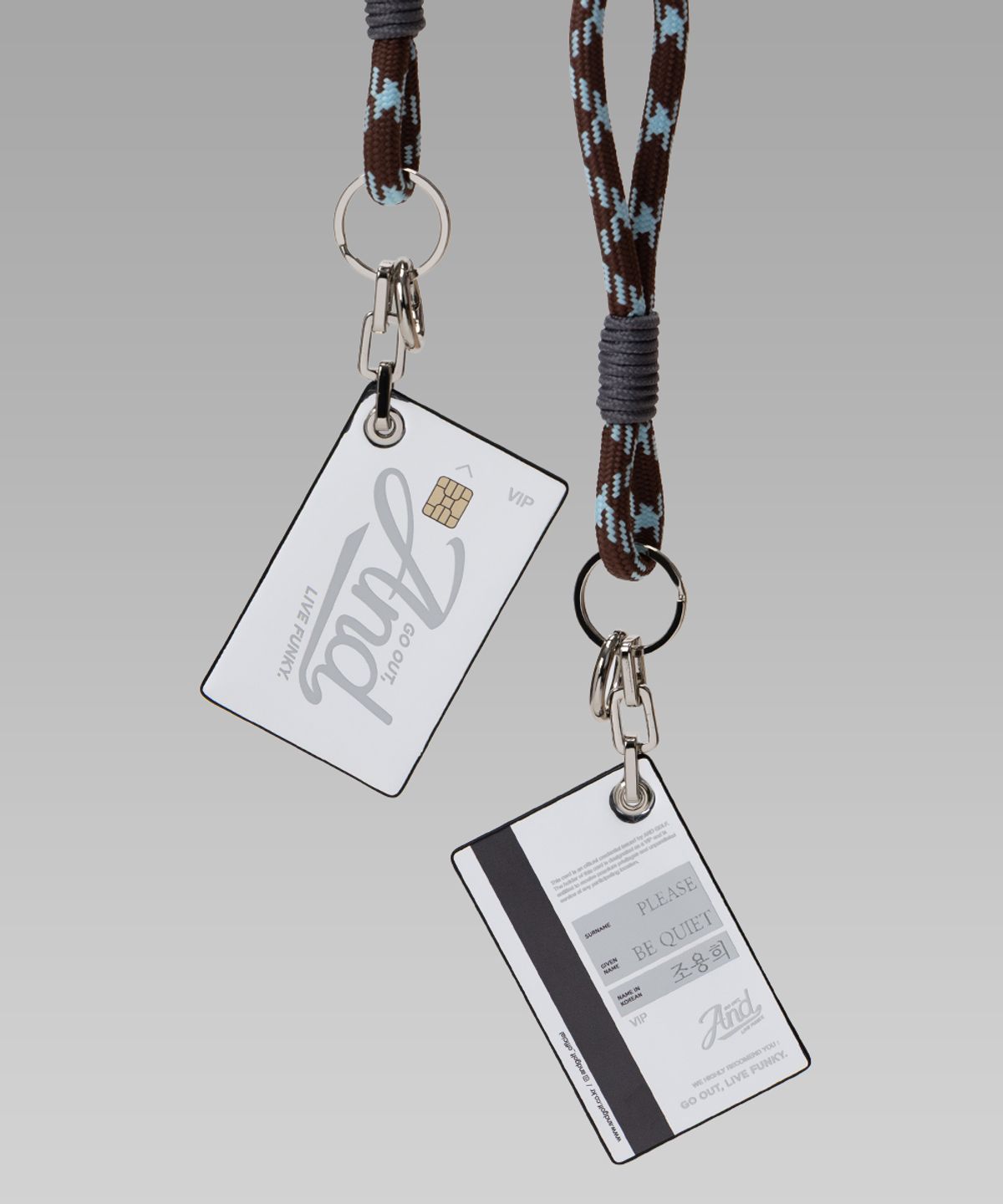 앤드 골프(AND GOLF) Platinum Name Tag Mint Chocolate