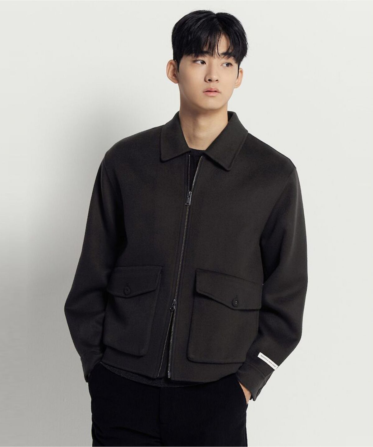 빈폴 멘(BEANPOLE MEN) 핸드메이드 울 브루종  애쉬