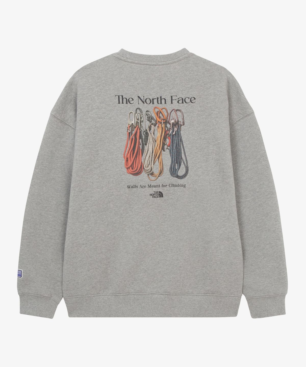 노스페이스(THE NORTH FACE) NM5MR55B 남성 카라비너 스웻셔츠 MELANGE_GREY