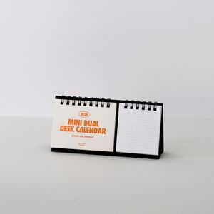미니 듀얼 데스크 캘린더 2026