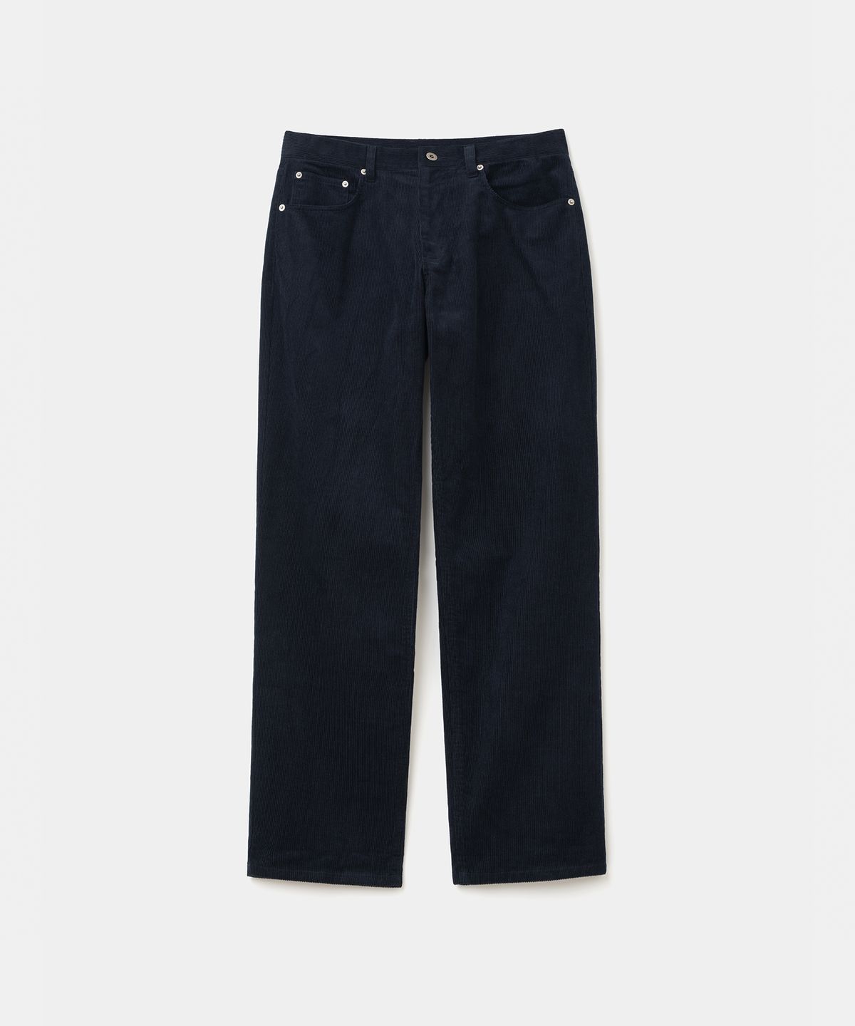 유니폼브릿지(UNIFORM BRIDGE) corduroy slim straight pants navy