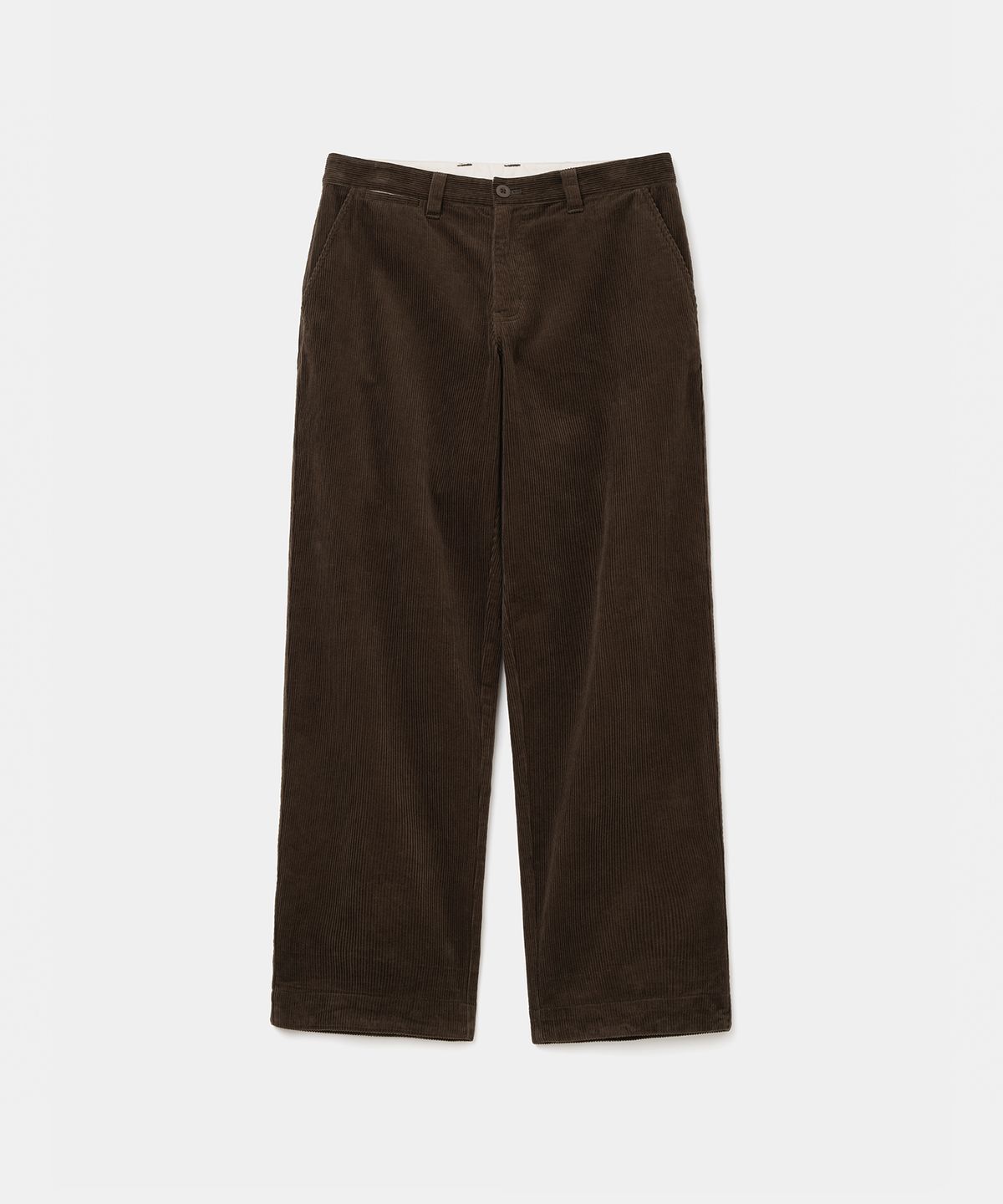 유니폼브릿지(UNIFORM BRIDGE) corduroy chino pants brown