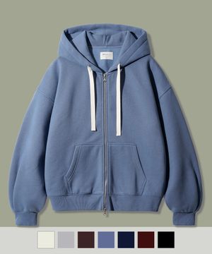 유스풀 멜로우 후드 집업 슬레이트블루 SJHD1539