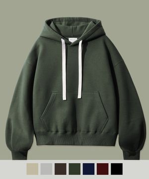 유스풀 멜로우 후드 다크그린 SJHD1540