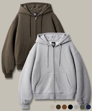 [2PACK] 뉴웨이브 크롭 후드집업 SJHD1535