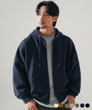 뉴웨이브 크롭 후드집업 네이비 SJHD1535