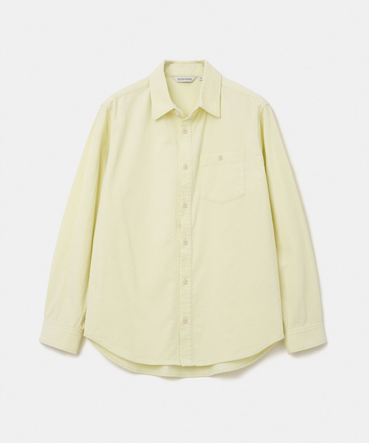 유니폼브릿지(UNIFORM BRIDGE) corduroy shirt ecru