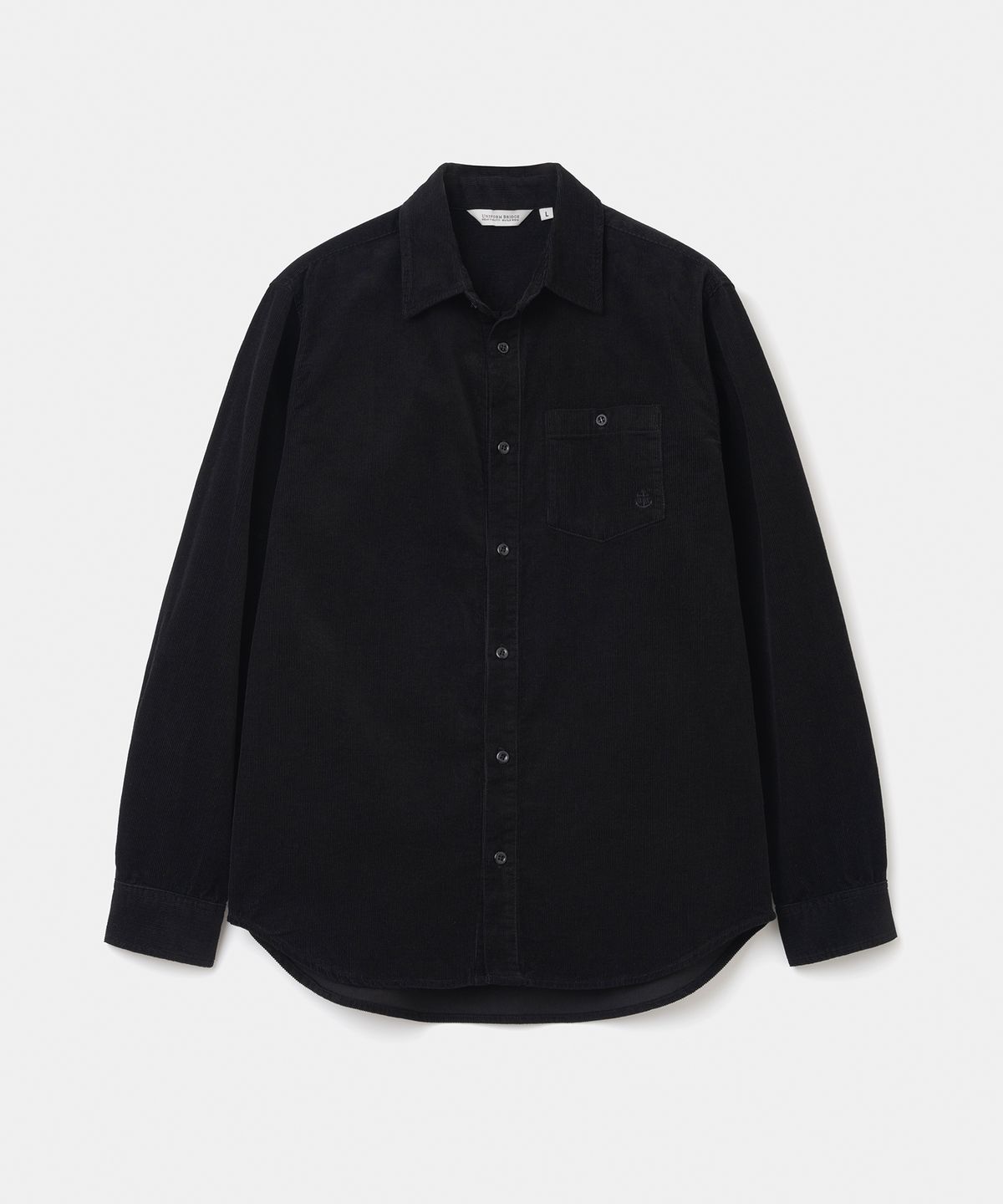 유니폼브릿지(UNIFORM BRIDGE) corduroy shirt black