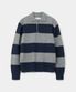 collar rugby knit blue