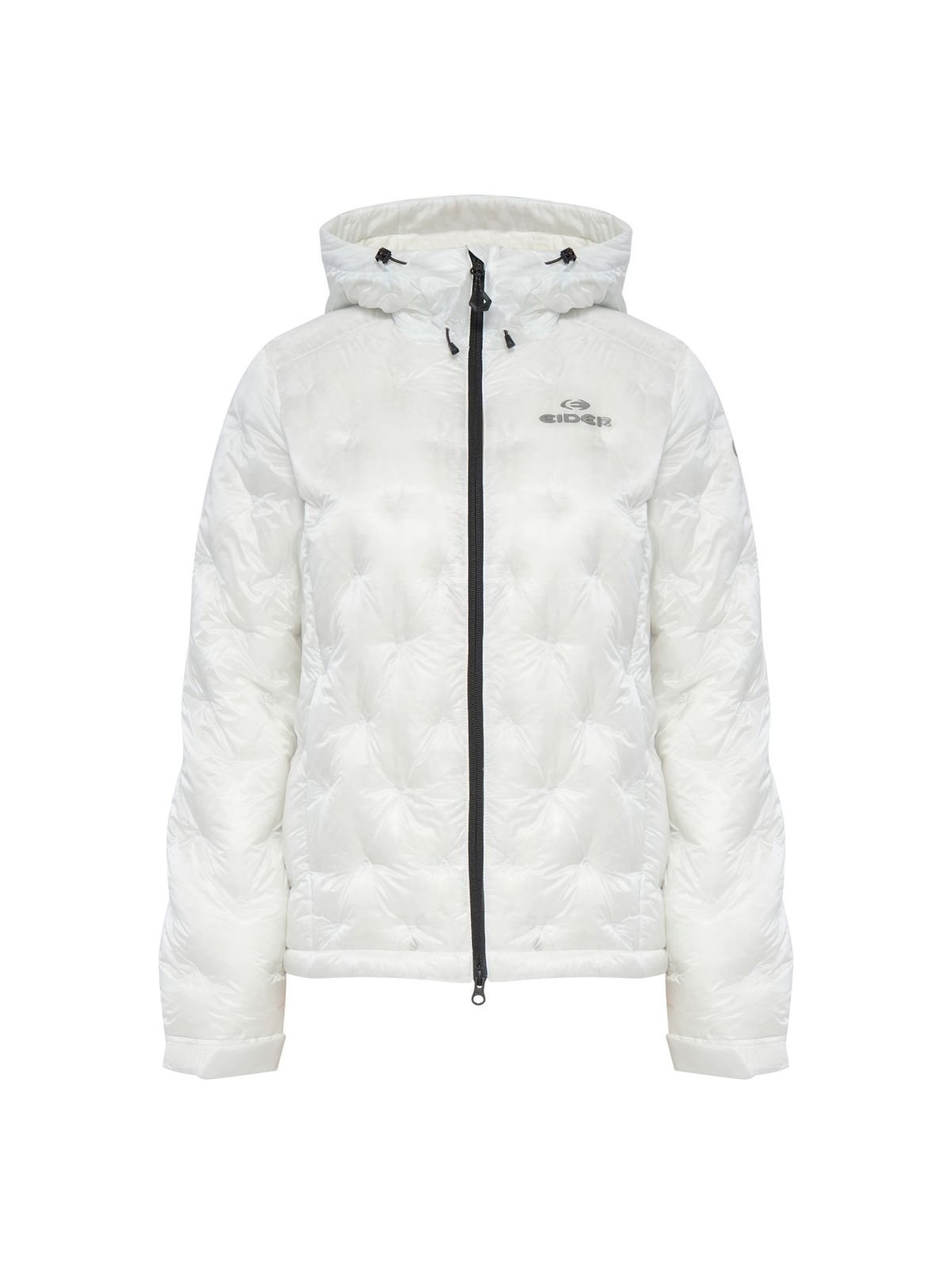 아이더(EIDER) HERITAGE (헤리티지) 여성 자수 퀼팅 다운 자켓_White