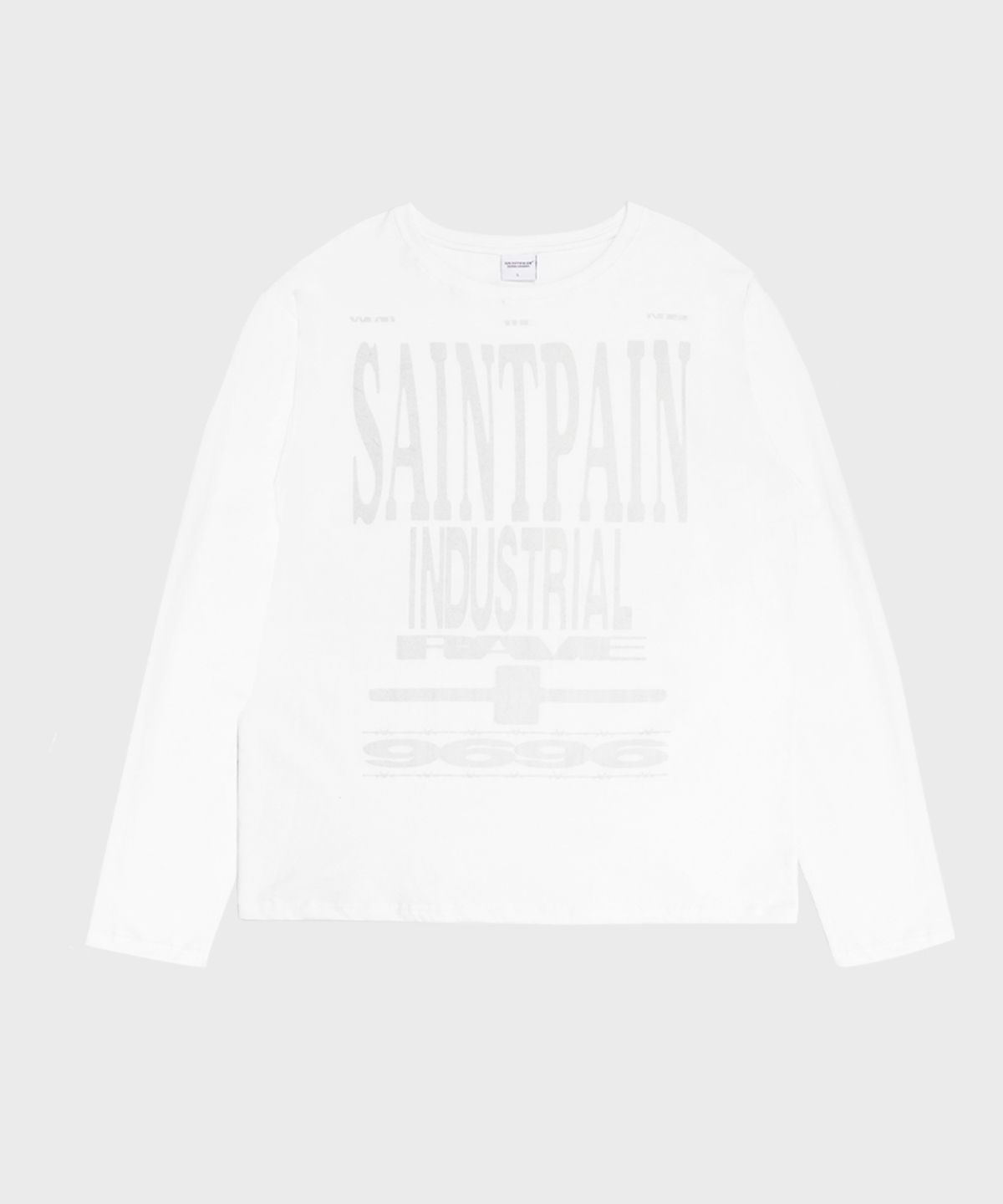 세인트페인(SAINTPAIN) SP 인더스트리얼 롱슬리브 화이트