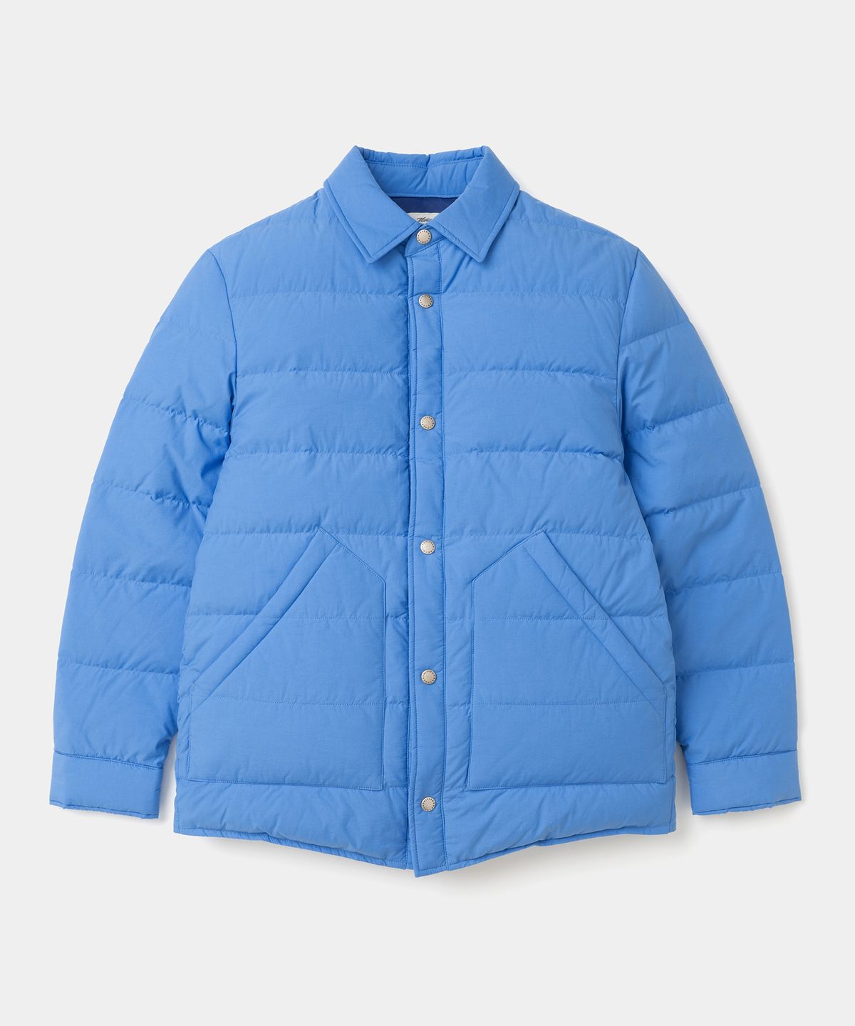 유니폼브릿지(UNIFORM BRIDGE) feather down shirt jacket blue