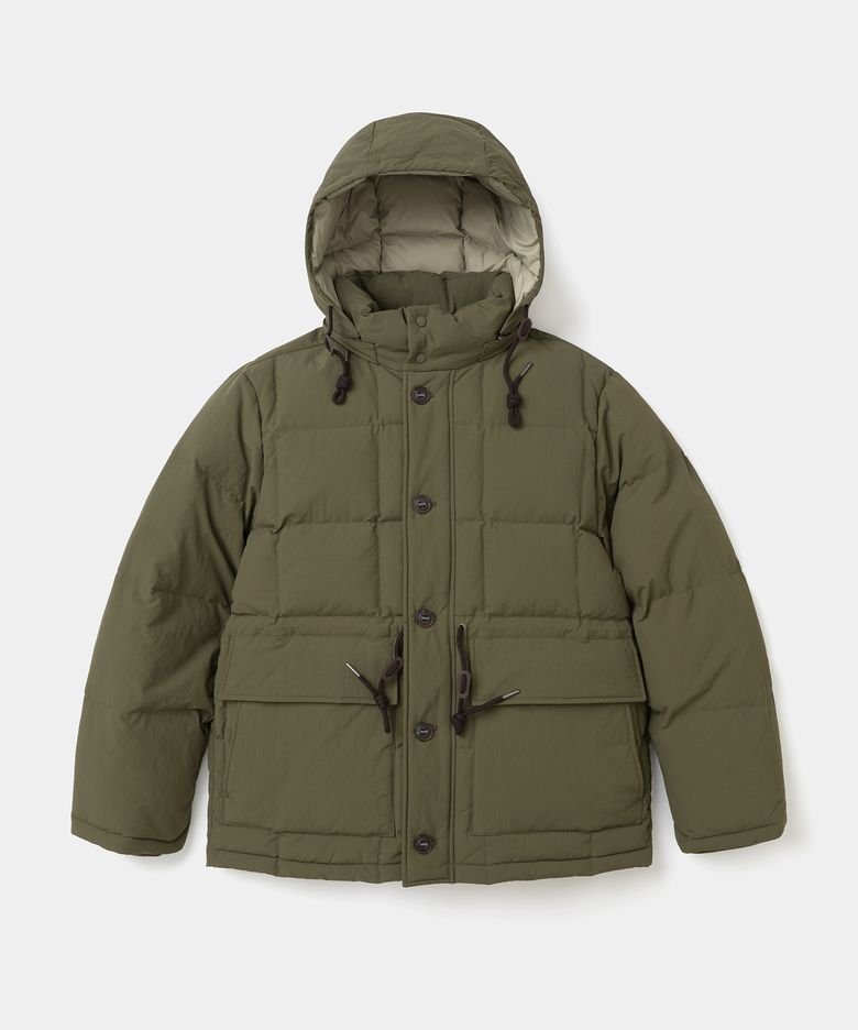 karakoram field goose down parka olive