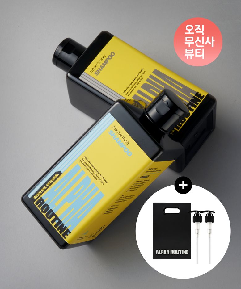 프리미엄 남성 두피 샴푸 듀오 (+쇼핑백 / 펌프 증정)
