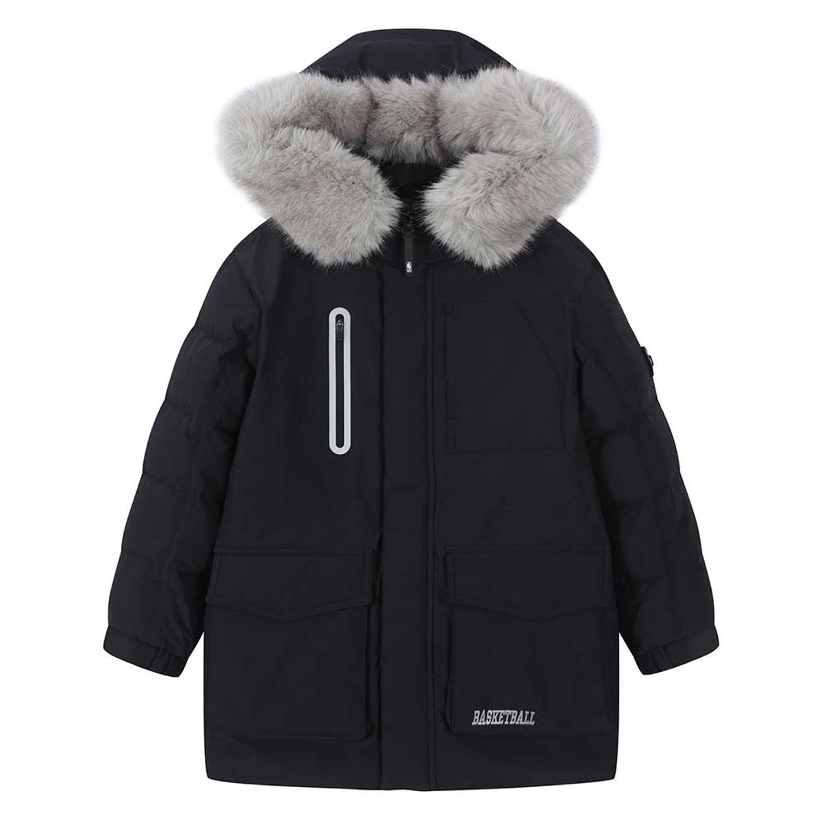 엔비에이 키즈(NBA KIDS) NBA 미디 덕 다운(K254DW060P) 블랙
