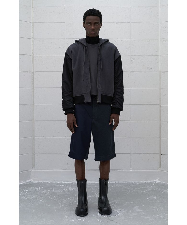 (RE;CODE × OBJECTS IV LIFE by Daniel Arsham) Split Fabric Mix Shorts R0PAA25231GYX