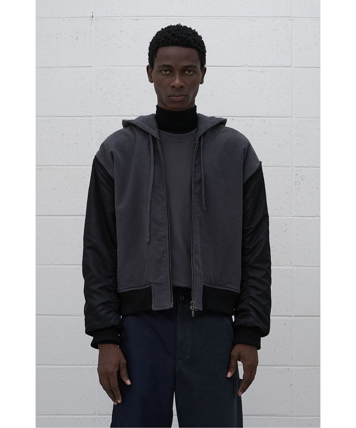 래코드(RECODE) (RE;CODE × OBJECTS IV LIFE by Daniel Arsham) Inside-Out Hoodie Jumper R0UAW25201GYX