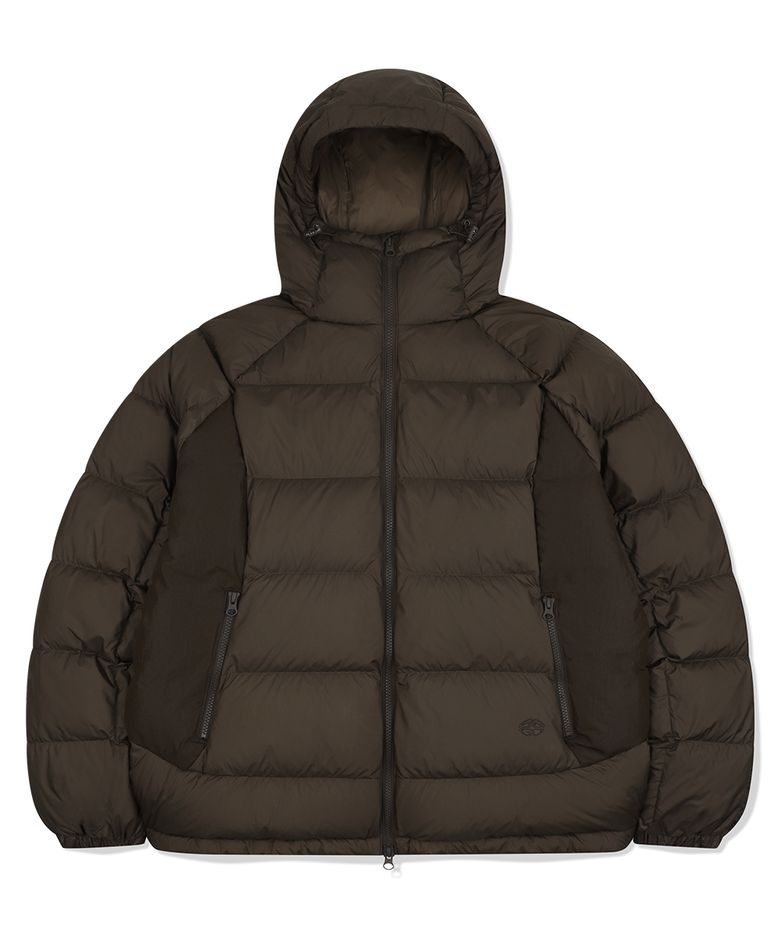 PANELED DOWN PUFFER BROWN(MG2FWMB901A)