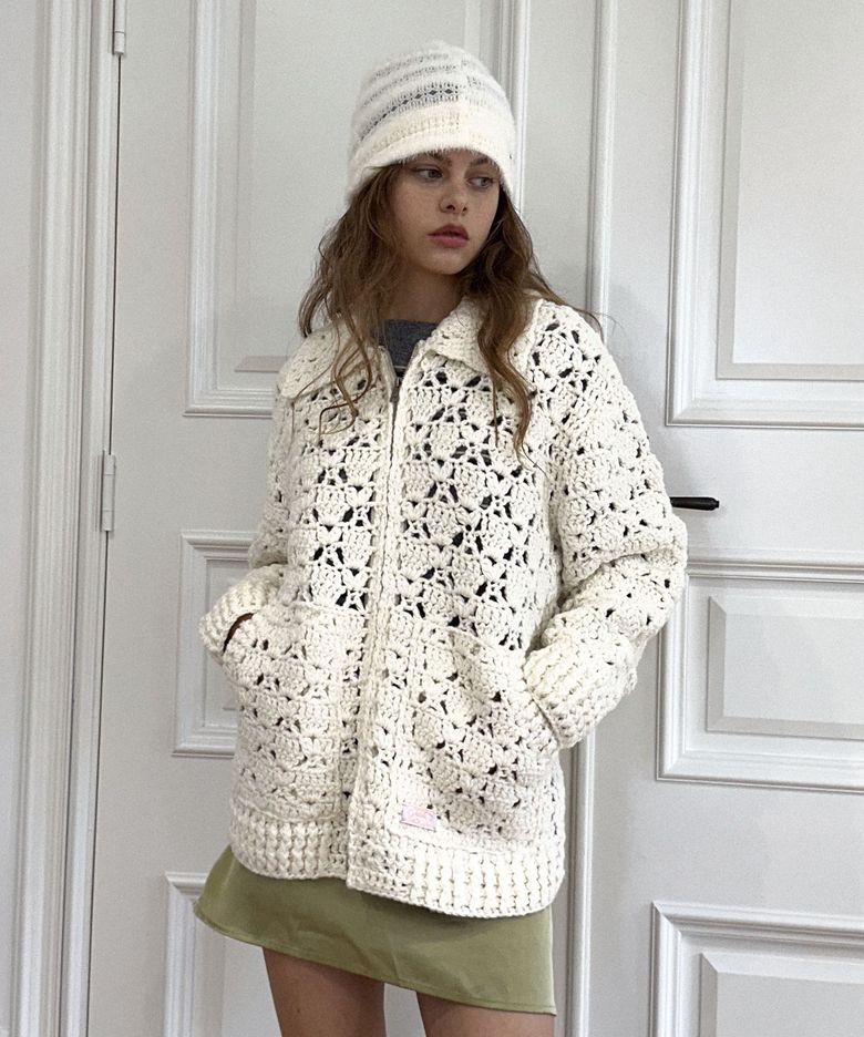 Elfin flower cardigan