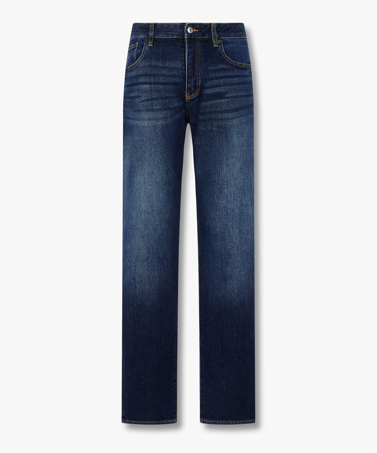 아르마니 익스체인지(ARMANI EXCHANGE) 남성 스트레이트 핏 데님 팬츠_다크블루 A415340006