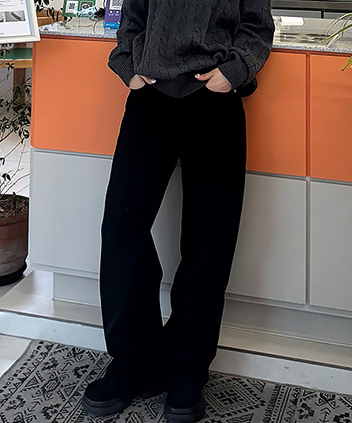 유라이프지(ULIFEZIP) 노멀 우먼 와이드 코튼 워싱 팬츠 6 Color [ULZP_1002]