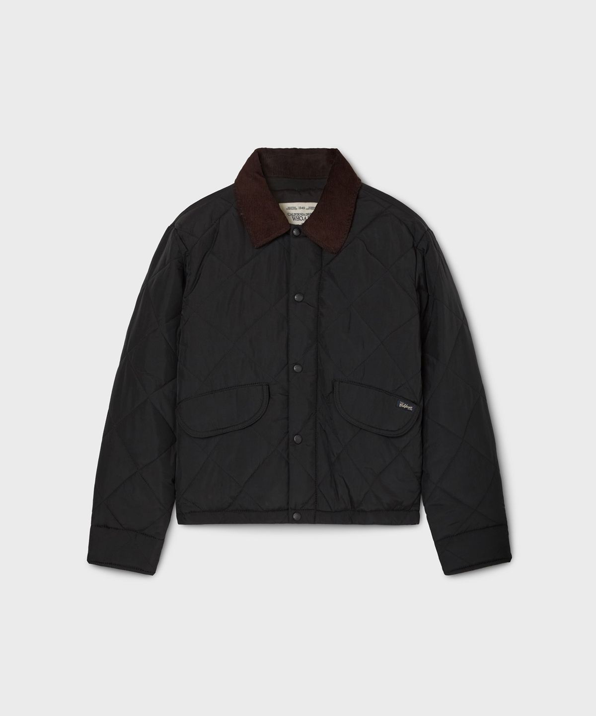 후아유(WHO.A.U) Detachable Collar Quilted Jacket(F) / WHJPG1112F