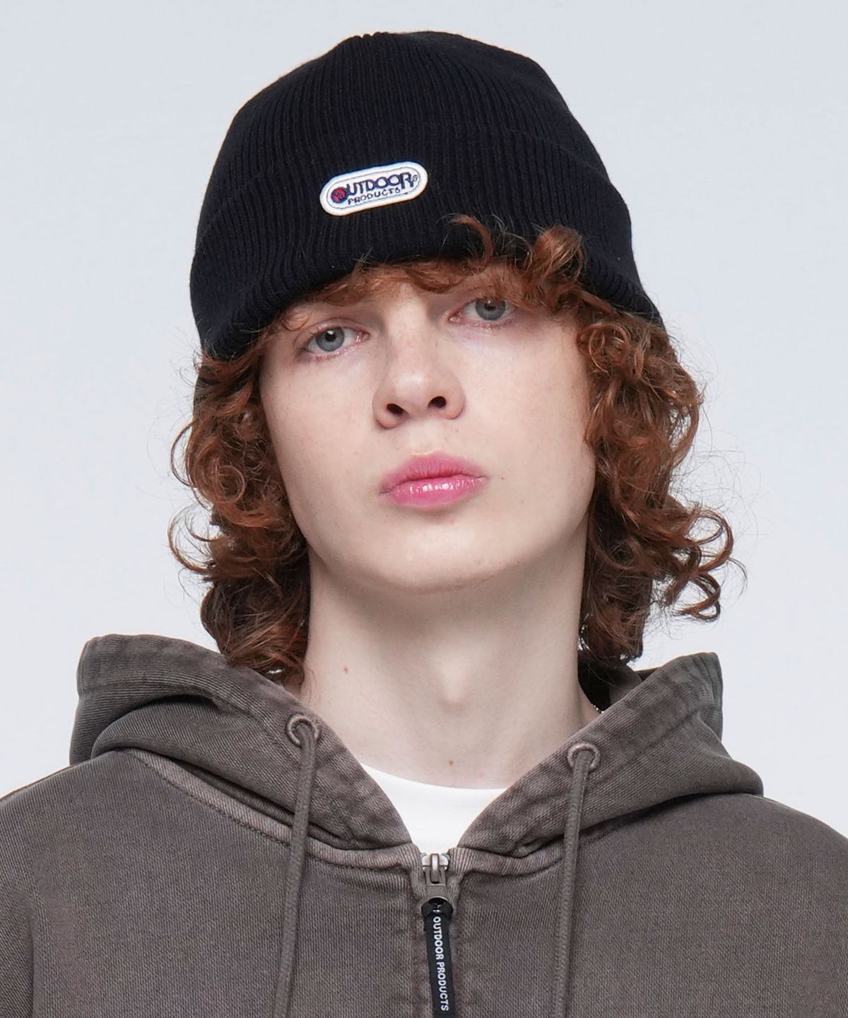 아웃도어 프로덕츠(OUTDOOR PRODUCTS) BASIC CAPSULE LOGO BEANIE (BLACK)