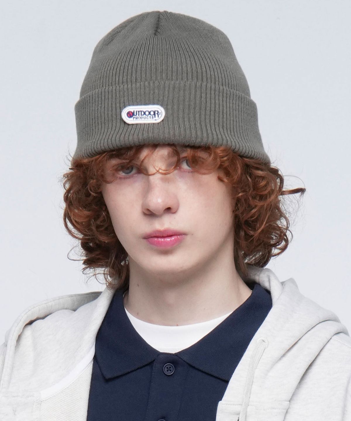 아웃도어 프로덕츠(OUTDOOR PRODUCTS) BASIC CAPSULE LOGO BEANIE (KHAKI)
