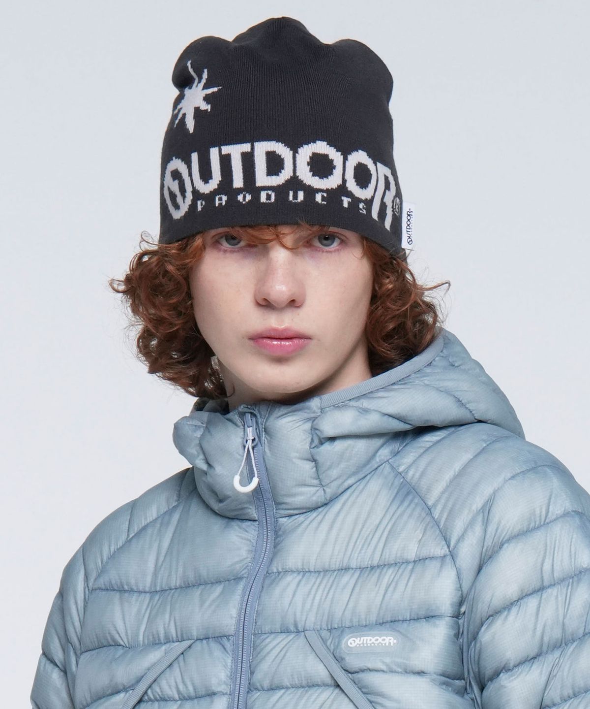 아웃도어 프로덕츠(OUTDOOR PRODUCTS) GRAPHIC JACQUARD BEANIE (CHARCOAL)