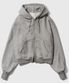 도크 헤비웨이트 후디 집업 (그레이)