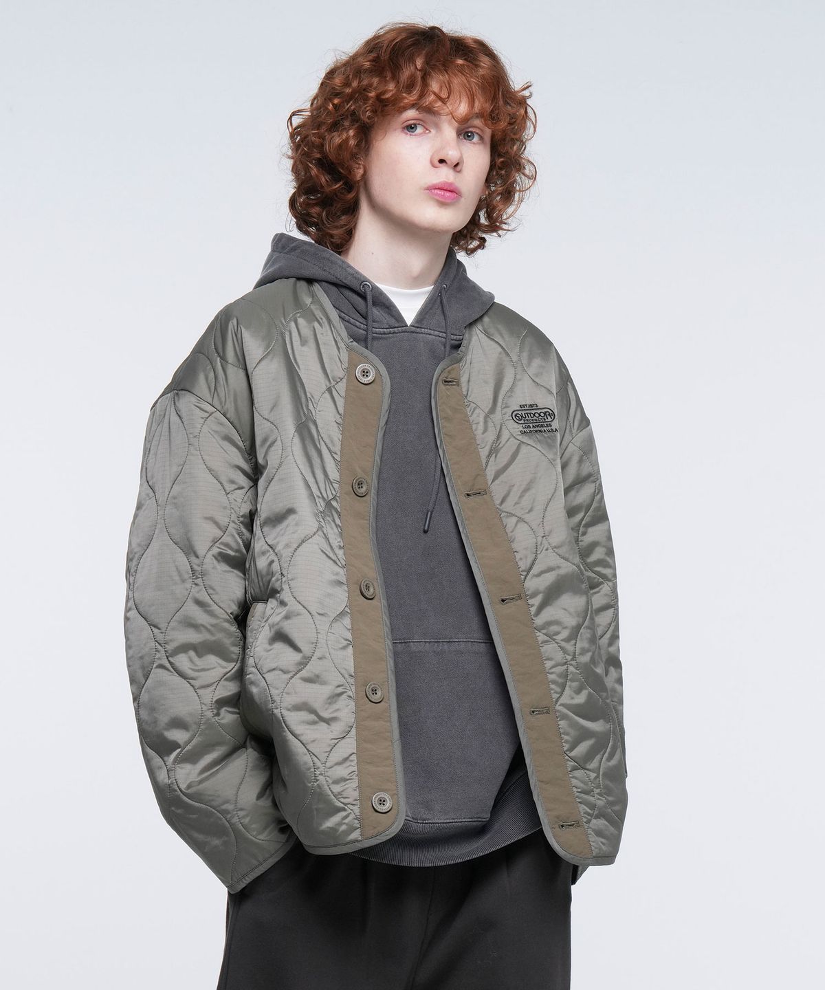 아웃도어 프로덕츠(OUTDOOR PRODUCTS) LINER QUILED JACKET (KHAKI)