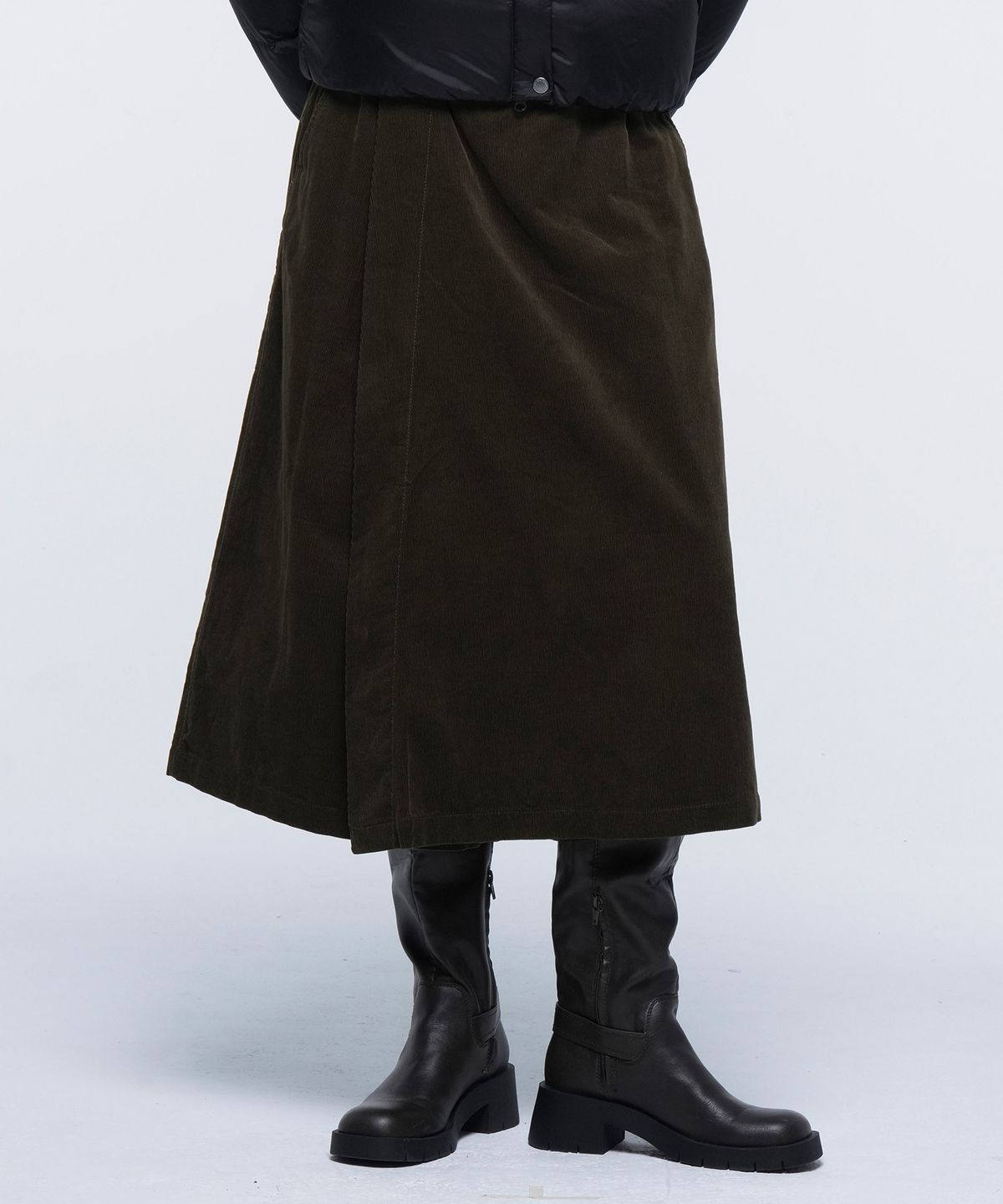 아웃도어 프로덕츠(OUTDOOR PRODUCTS) W WIDE SKIRTS PANTS (KHAKI)