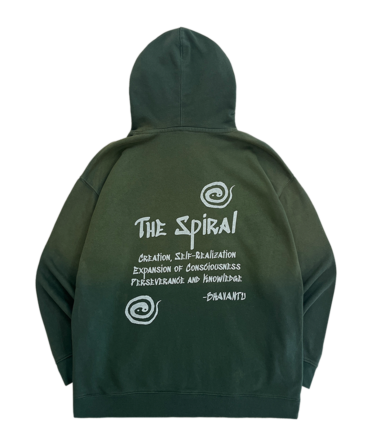 바반투(BHAVANTU) THE SYMBOL OF SPIRAL 피그먼트 후드티