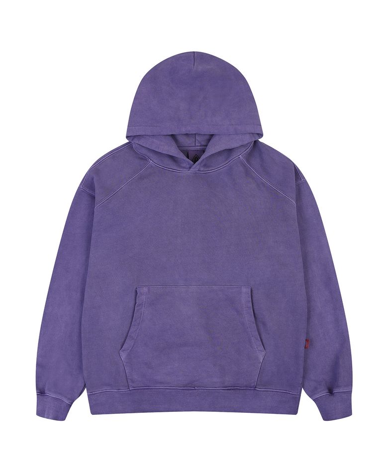 PIGMENT DYED SWEAT HOODIE (PURPLE)