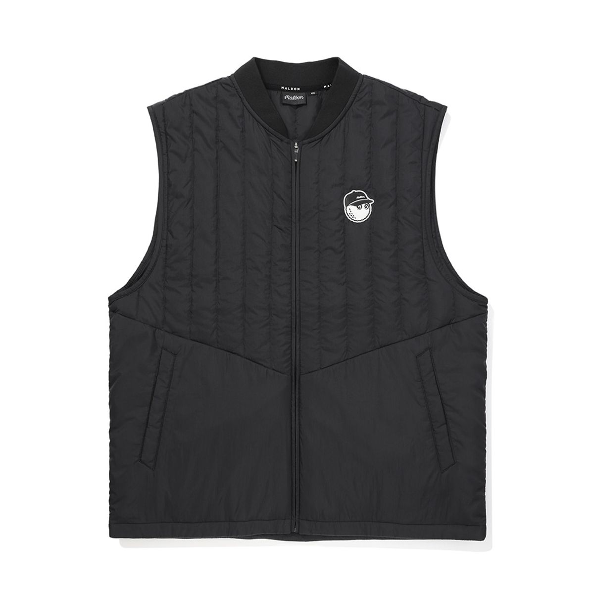 말본 골프(MALBON GOLF) 버킷 경량 다운 베스트 BLACK (MAN)
